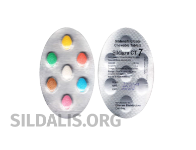 Sildenafil 100 (Chewable), generic Viagra [Sildigra CT 7]